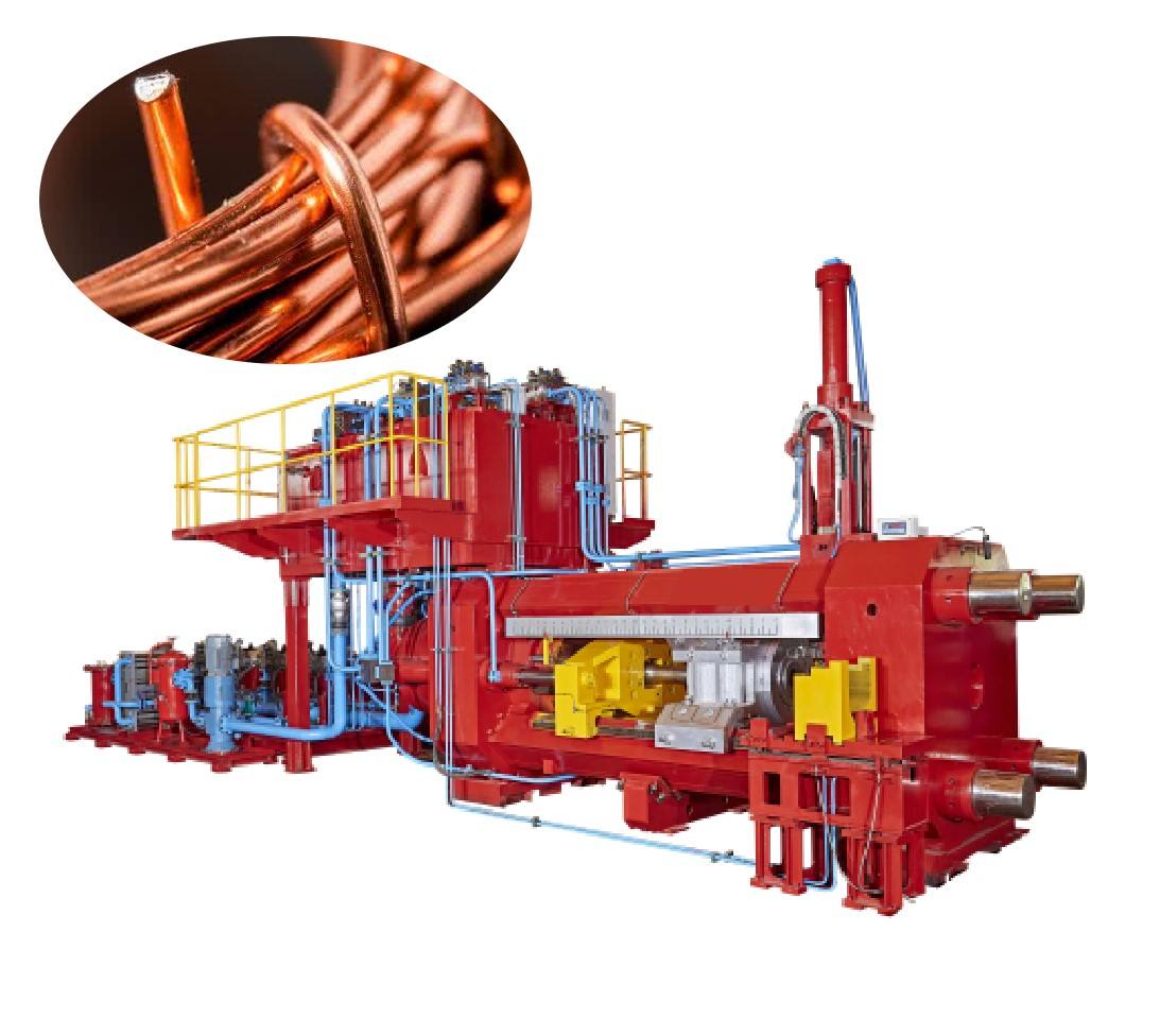 A Kind of Extrusion Press for Copper