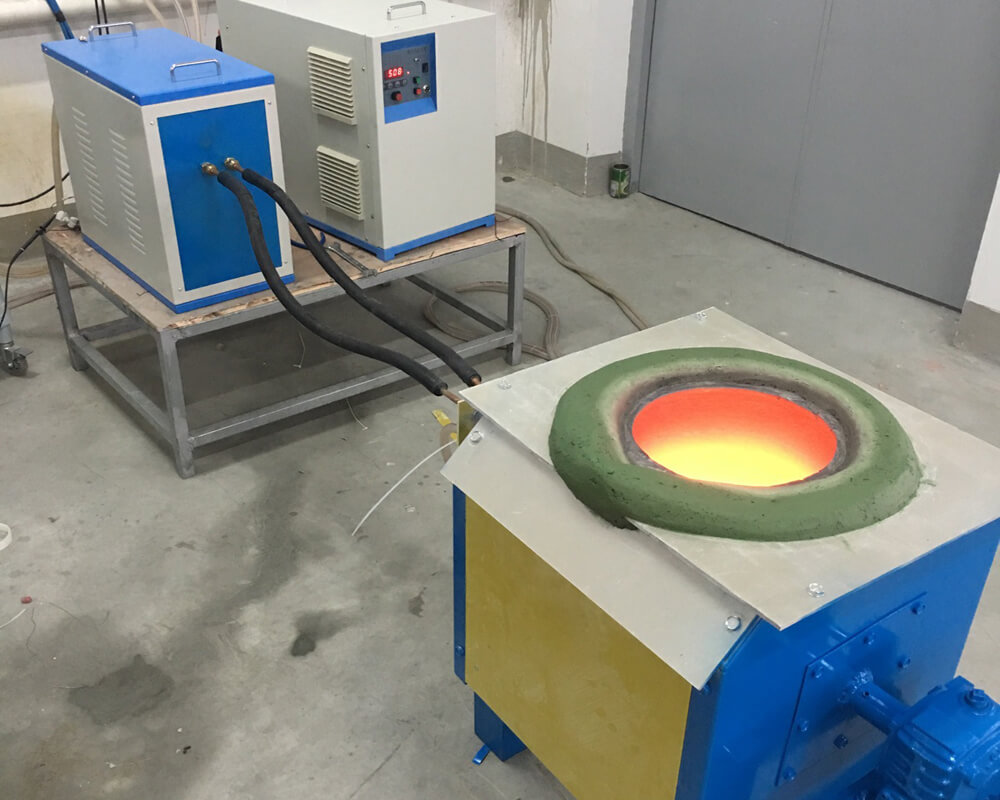 Melting Furnace | 15KW Medium Frequency Induction - Hfinduction