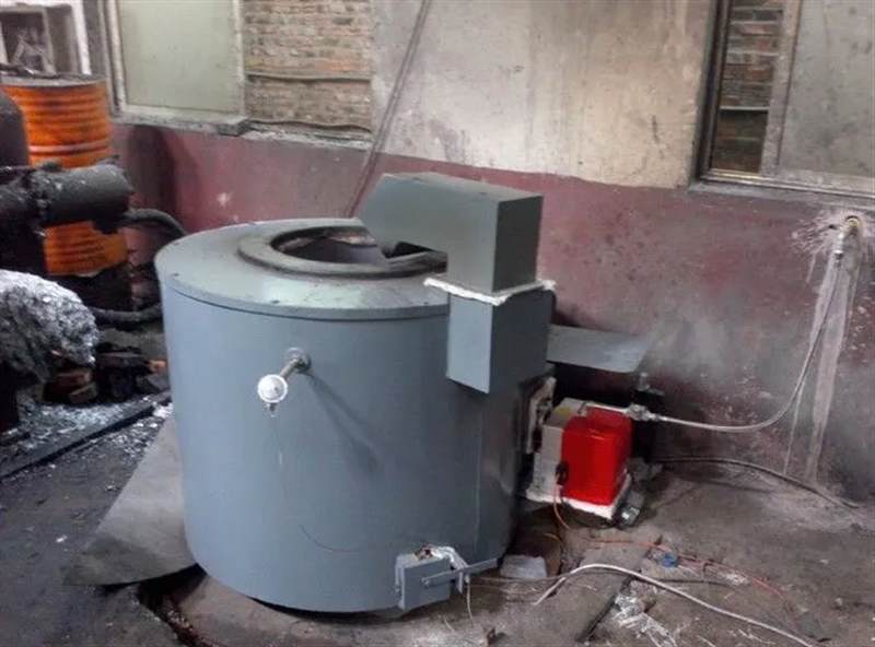 aluminium die casting furnace